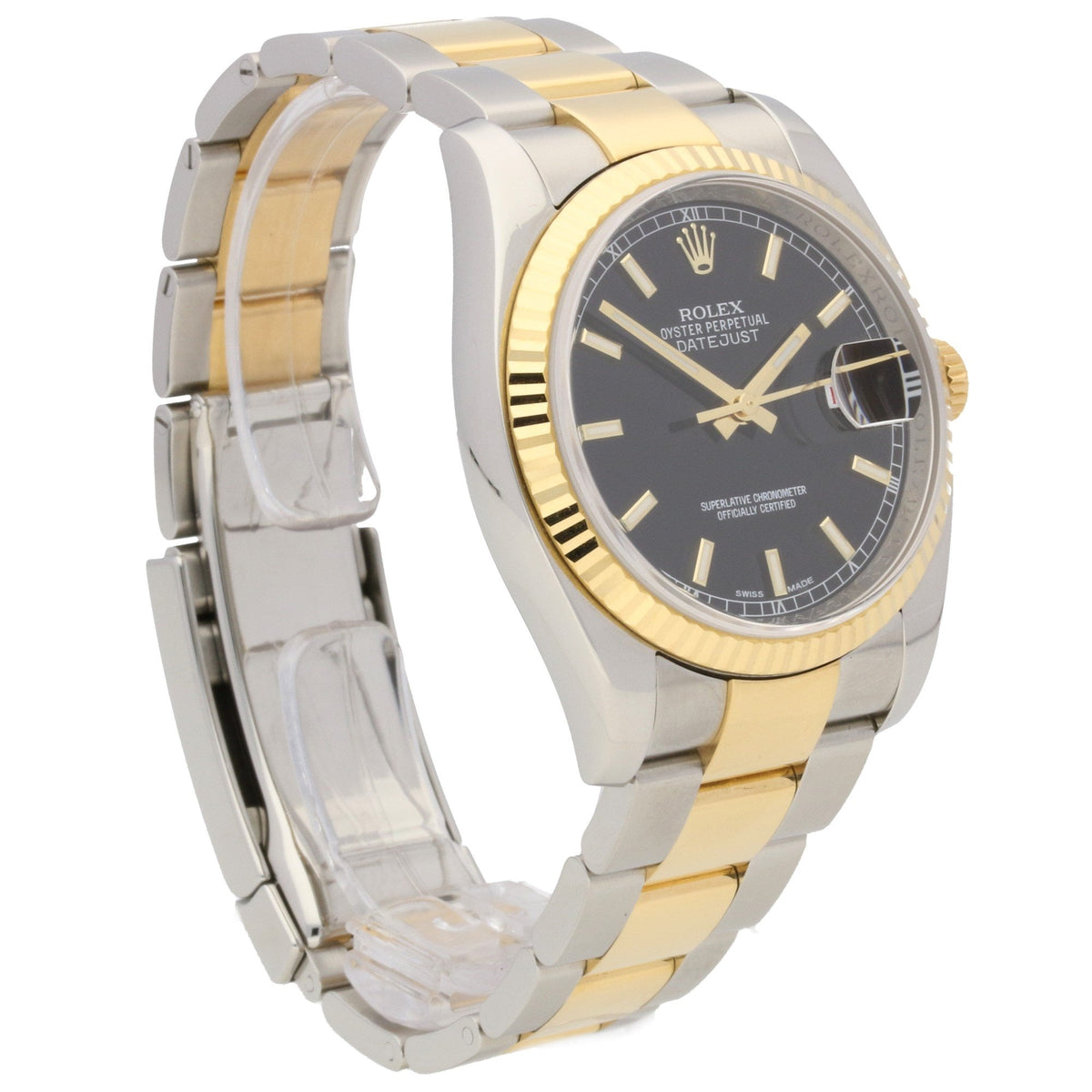 Datejust 116233 - Gents Watch - Black Dial - 2014