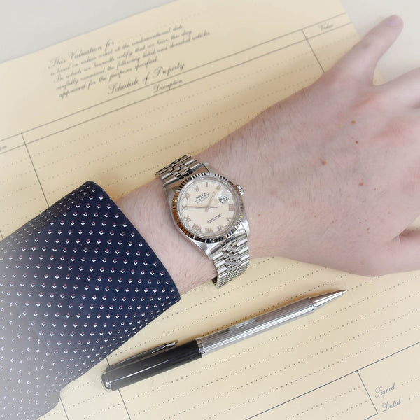 Datejust 16234 - Gents Watch - Cream Dial - 1989
