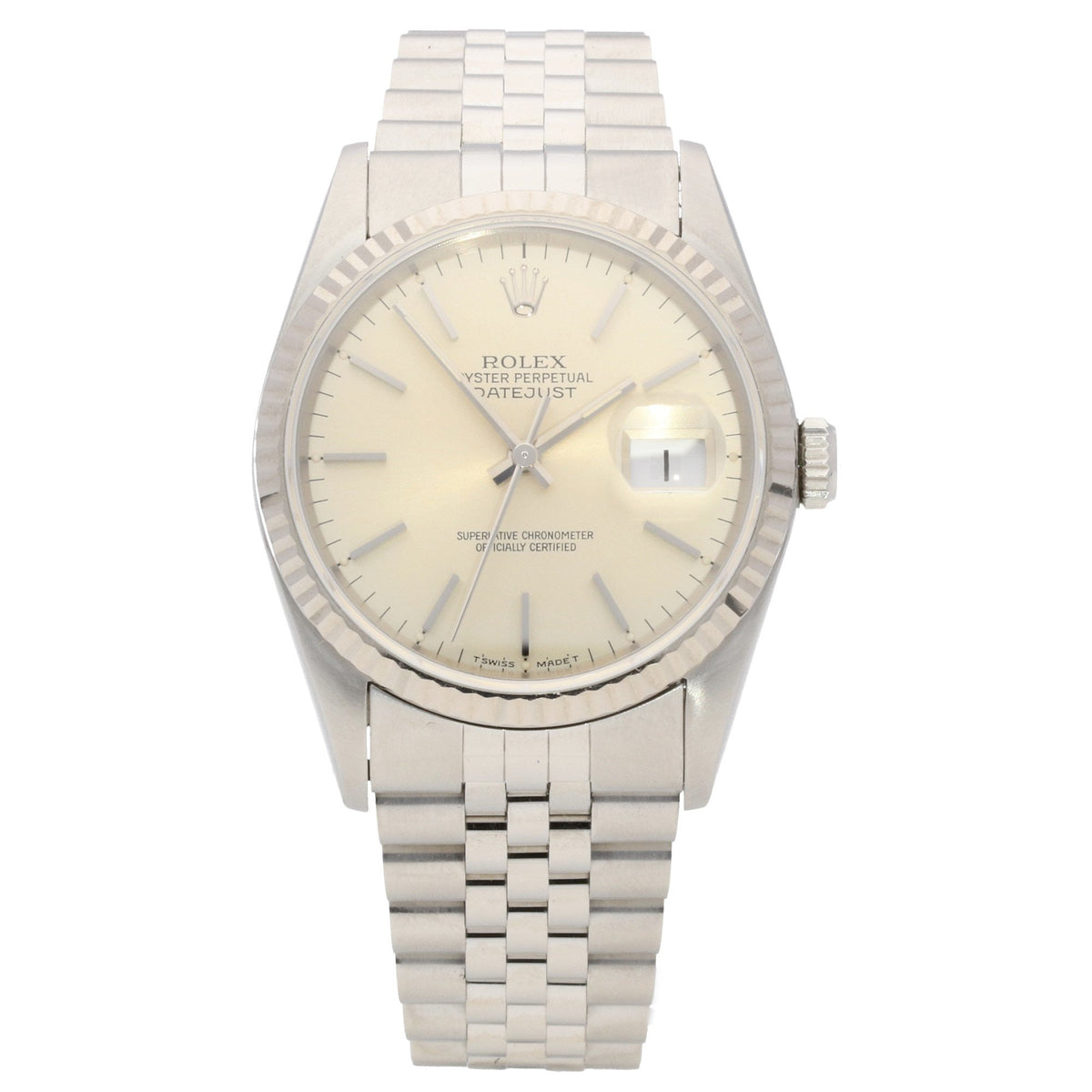 Datejust 16234 - Gents Watch - Silver Dial - 1994