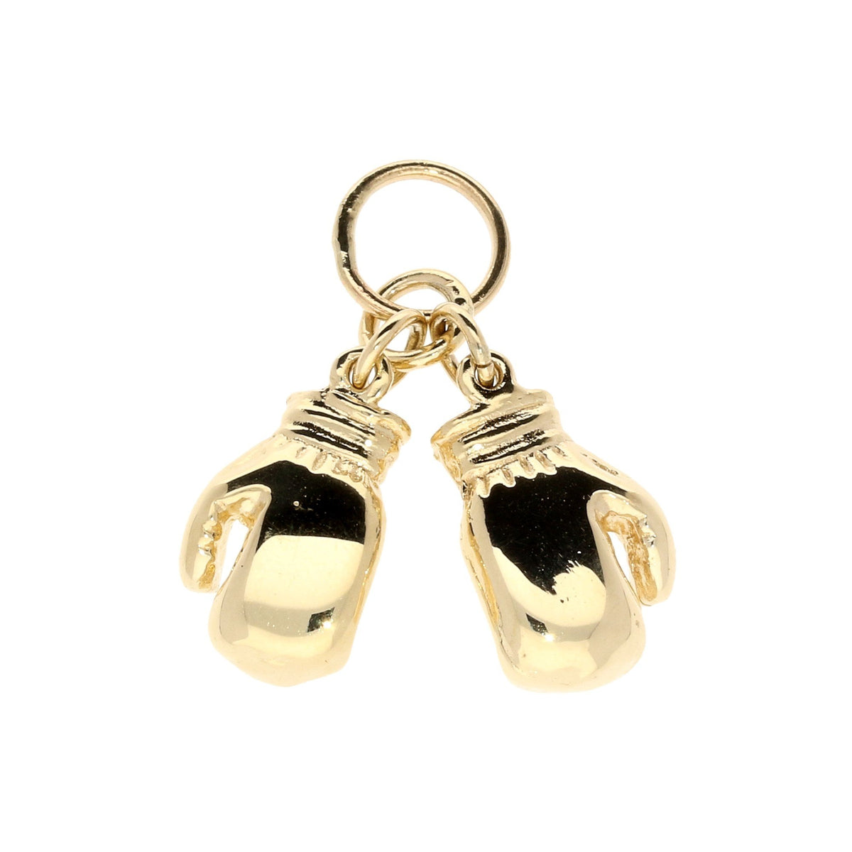 9ct Yellow Gold Boxing Gloves Pendant