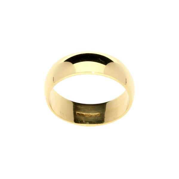 18ct Yellow Gold 6mm Wedding Ring - 5.9g