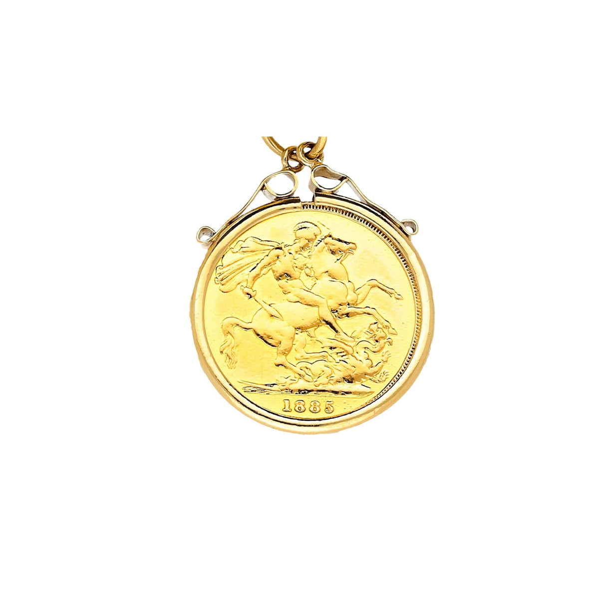9ct Yellow Gold 4x Full Sovereign Bracelet - 113.0g