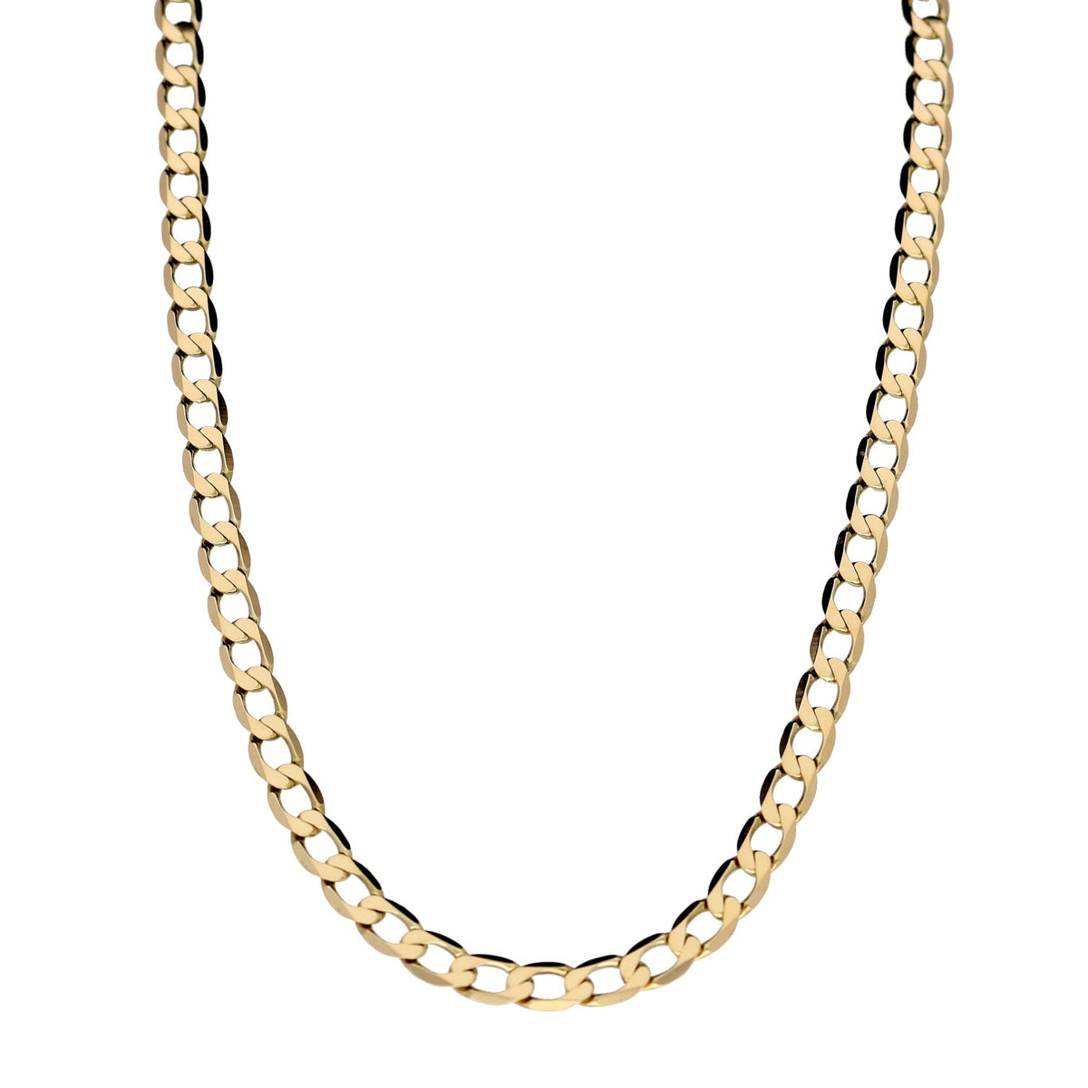 9ct Yellow Gold 20 inch Curb Chain - 15.0 grams