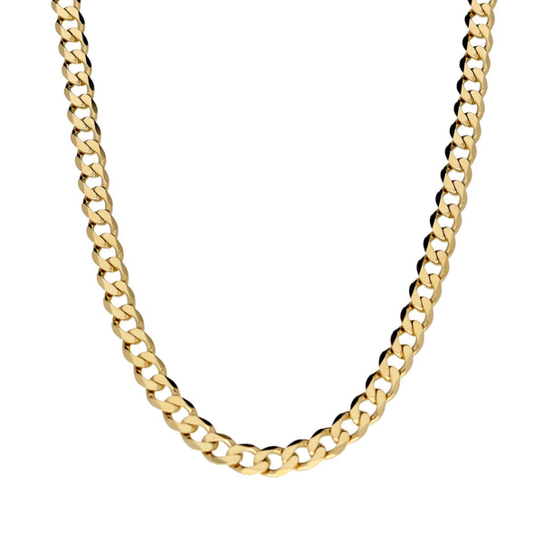 9ct Yellow Gold 22 inch Curb Chain - 37.1 grams
