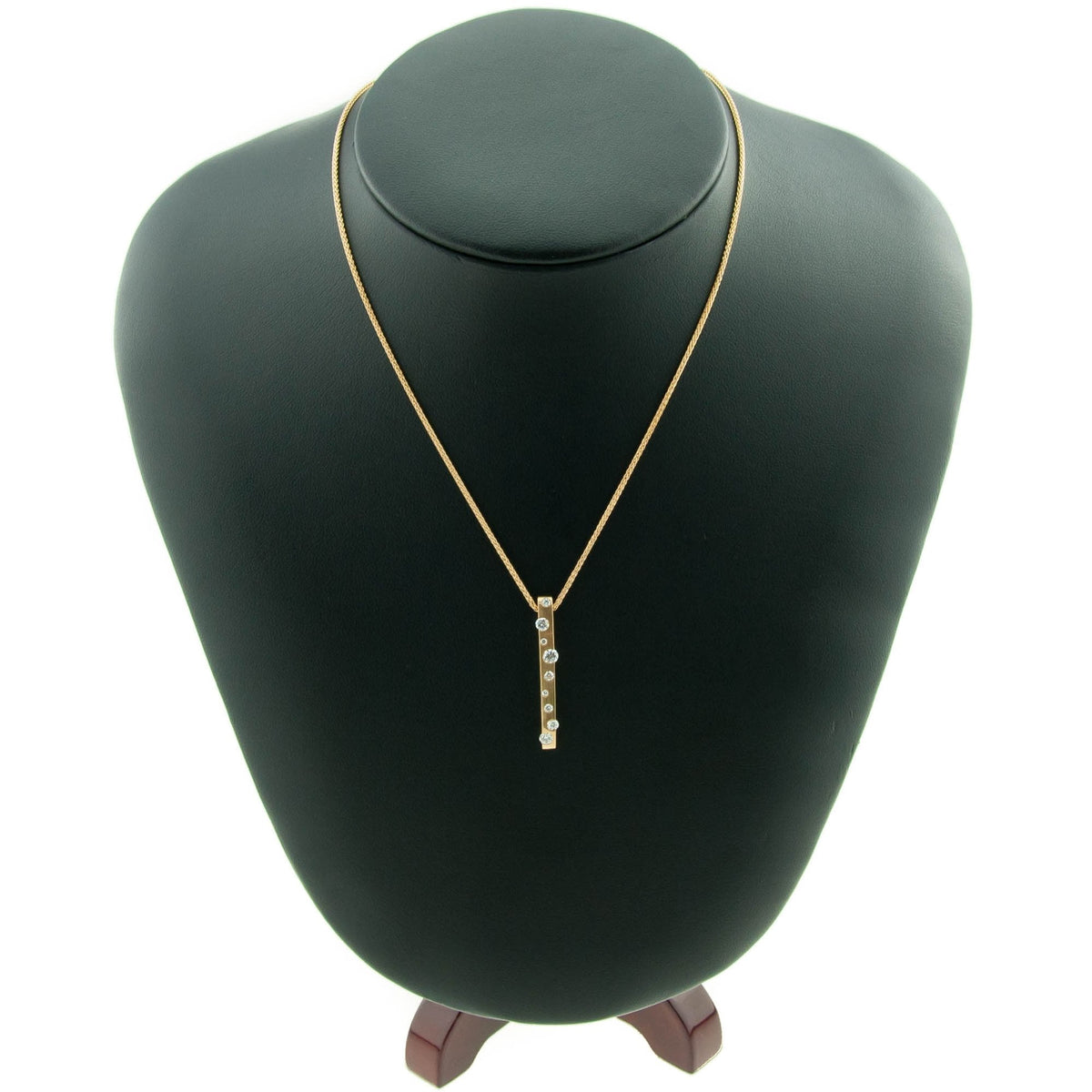 18ct Yellow Gold Diamond Cloud Pendant - 0.38ct