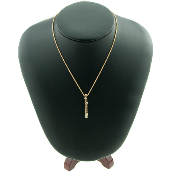 18ct Yellow Gold Diamond Cloud Pendant - 0.38ct
