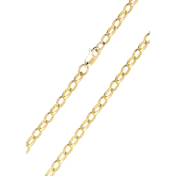 9ct Gold Belcher Chain and Boxing Glove Pendant - 21.2 grams