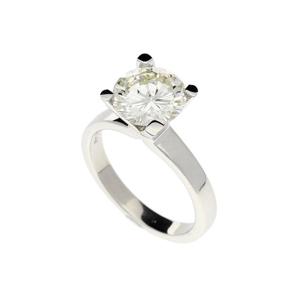 Platinum Diamond Engagement Ring - 2.50ct