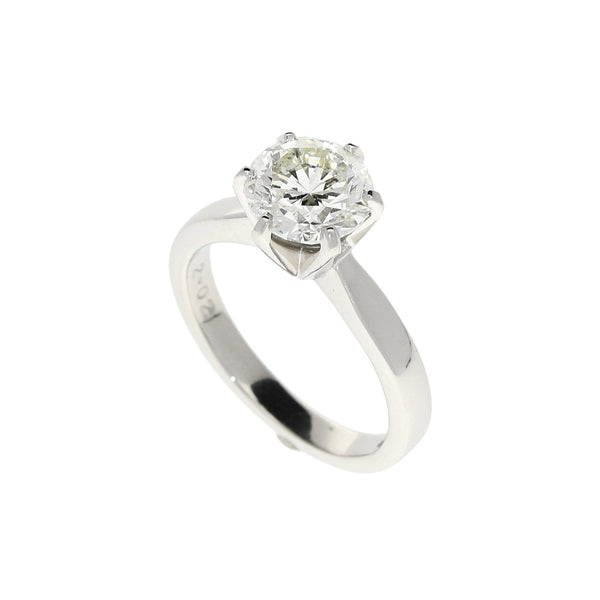Platinum Diamond Engagement Ring - 2.02ct