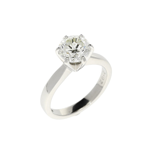 Platinum Diamond Engagement Ring - 2.02ct