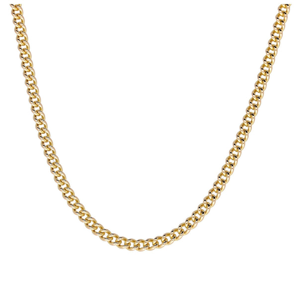 21 inch 9ct Yellow Gold Curb Chain - 11.9g