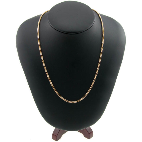 21 inch 9ct Yellow Gold Curb Chain - 11.9g