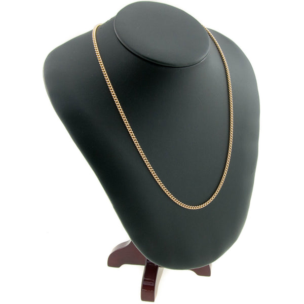 21 inch 9ct Yellow Gold Curb Chain - 11.9g