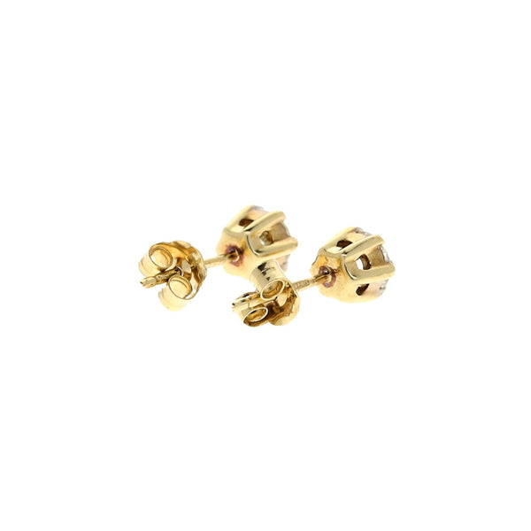 9ct Yellow Gold 0.50ct Diamond Stud Earrings