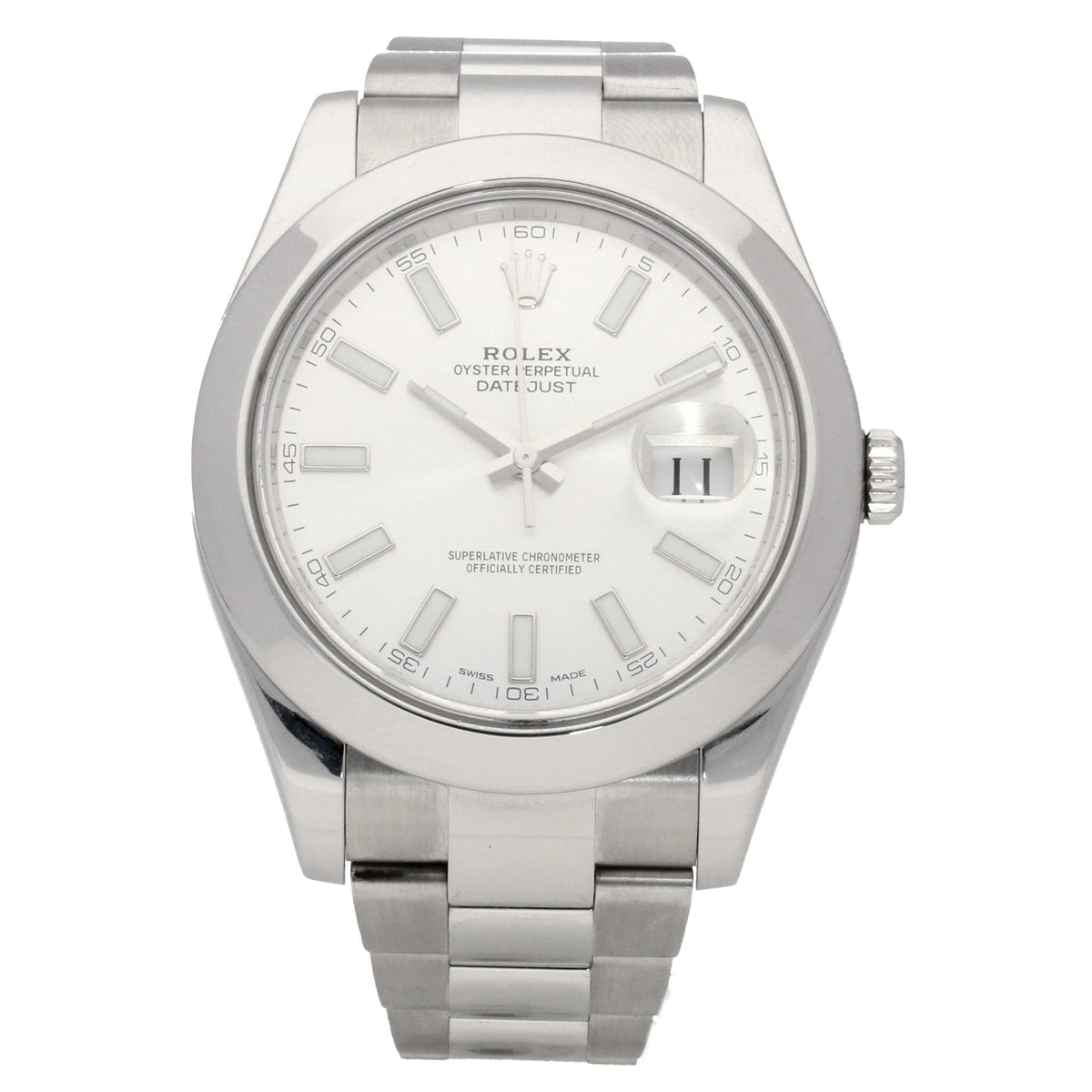 Datejust 41,116300 - Gents Watch - Silver Dial - 2016