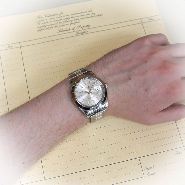 Datejust 41,116300 - Gents Watch - Silver Dial - 2016