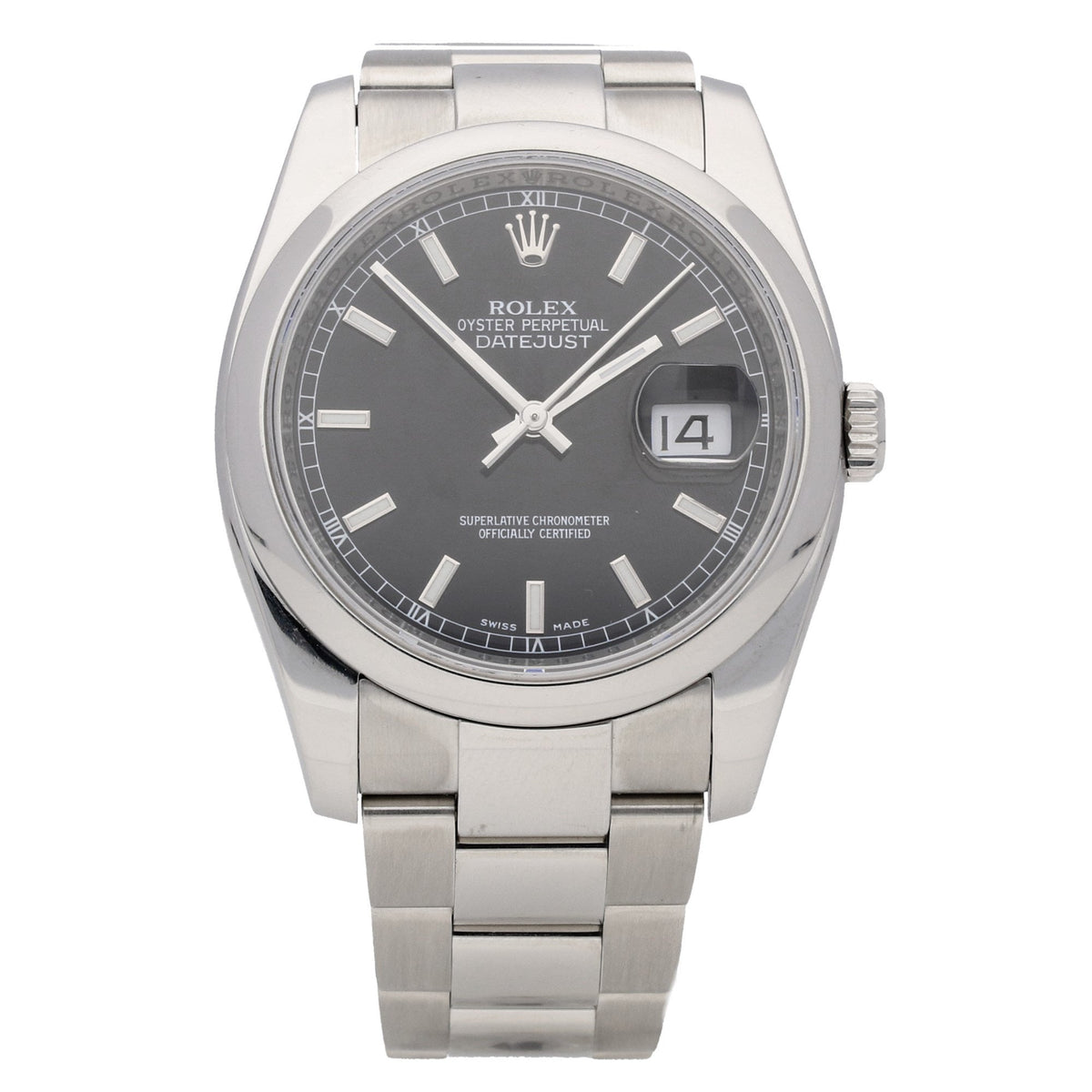 Datejust 116200 - Gents Watch - Black Dial - 2006