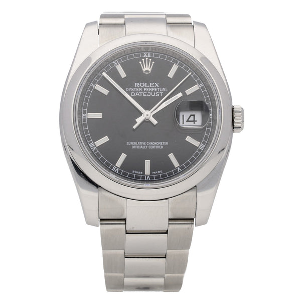 Datejust 116200 - Gents Watch - Black Dial - 2006