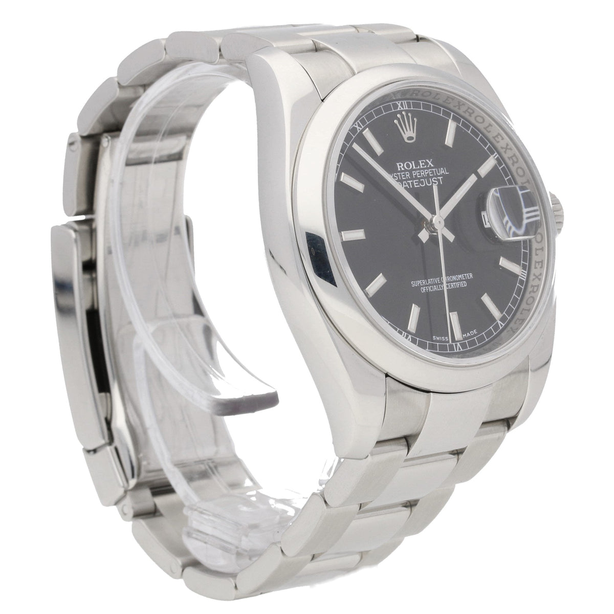 Datejust 116200 - Gents Watch - Black Dial - 2006