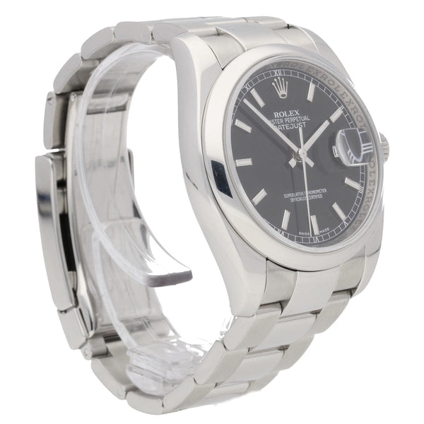 Datejust 116200 - Gents Watch - Black Dial - 2006