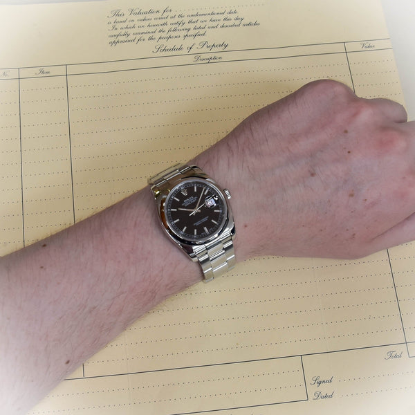 Datejust 116200 - Gents Watch - Black Dial - 2006
