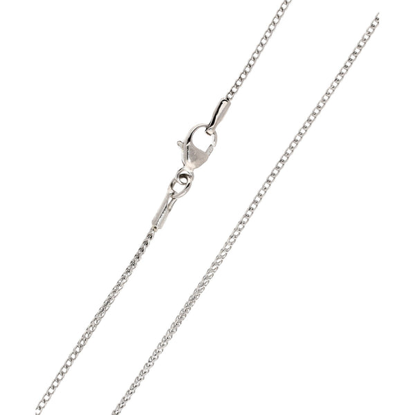 18ct White Gold Diamond Drop Pendant - 0.32ct