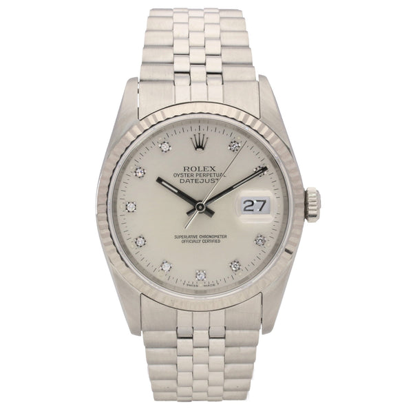 Datejust 16234 - Gents Watch - Diamond Dial - 1988