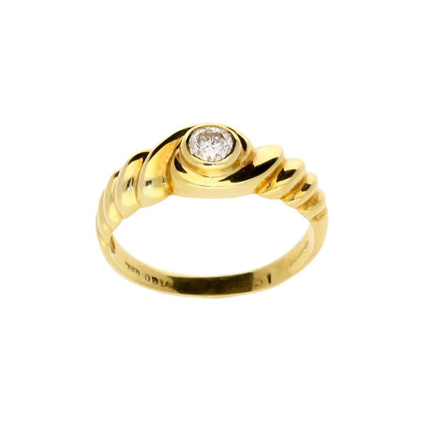 18ct Yellow Gold 0.31ct Diamond Engagement Ring