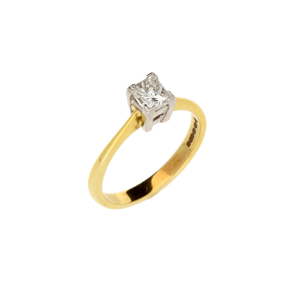 18ct Yellow Gold 0.55ct Diamond Engagement Ring