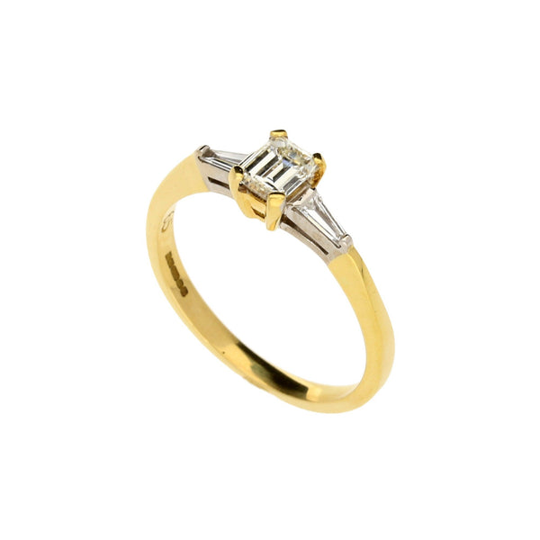 18ct Yellow Gold 0.65ct Diamond Engagement Ring