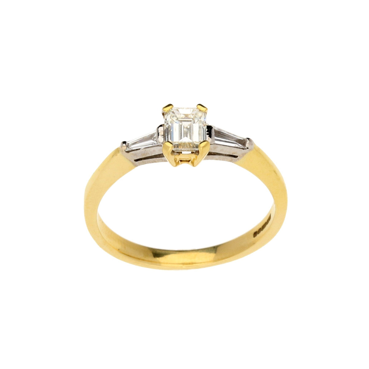18ct Yellow Gold 0.65ct Diamond Engagement Ring