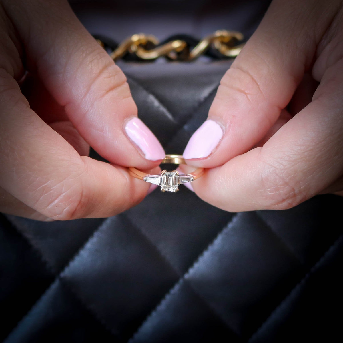 18ct Yellow Gold 0.65ct Diamond Engagement Ring