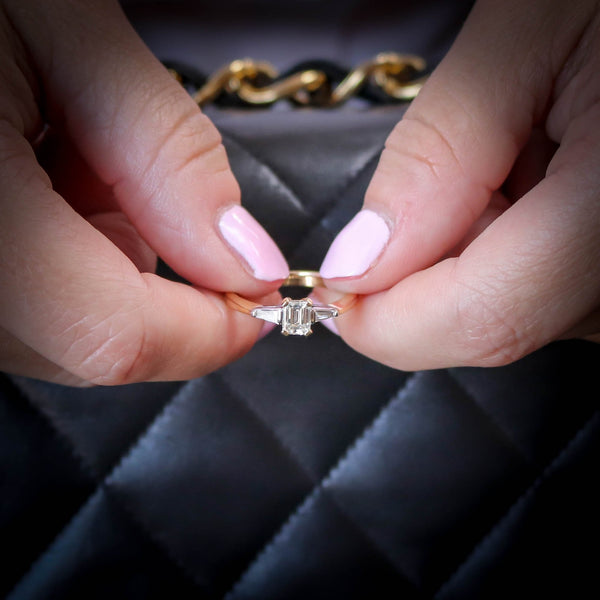 18ct Yellow Gold 0.65ct Diamond Engagement Ring
