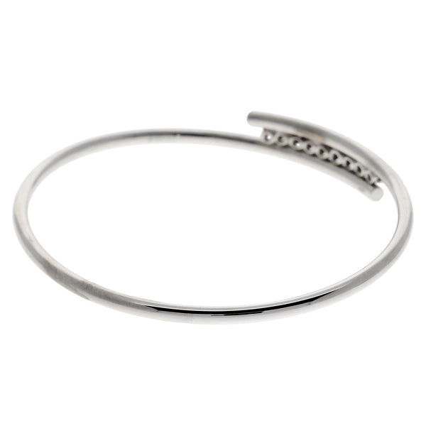18ct White Gold 0.50ct Diamond Bangle
