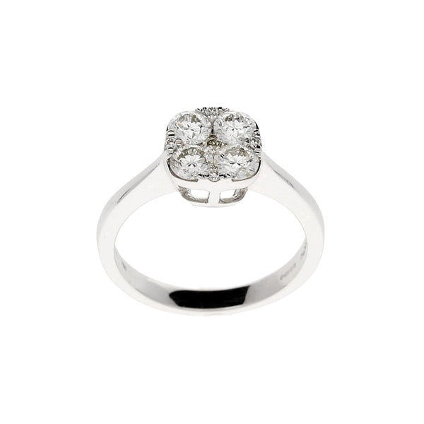 18ct White Gold Diamond Engagement Ring - 1.00ct