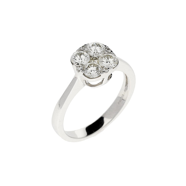18ct White Gold Diamond Engagement Ring - 1.00ct