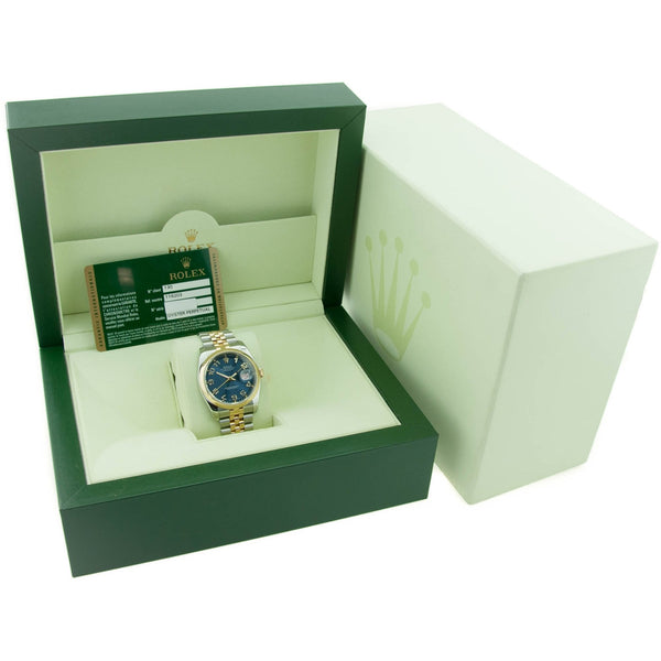 Datejust 116203 - Gents Watch - Blue Dial - 2009