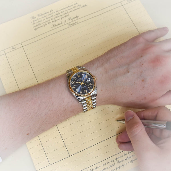 Datejust 116203 - Gents Watch - Blue Dial - 2009