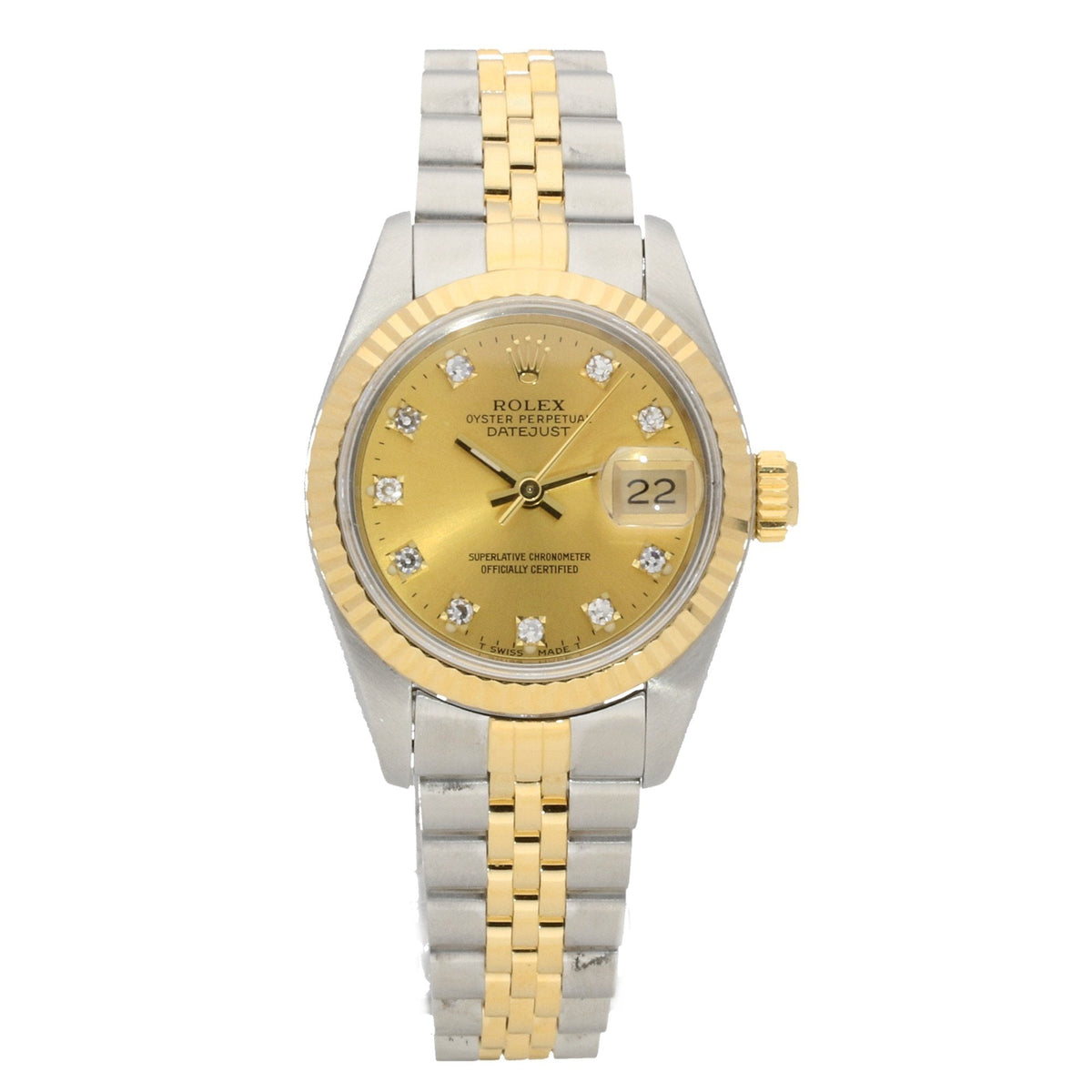 Datejust 69173 - Ladies Watch - Diamond Champagne Dial - 1993