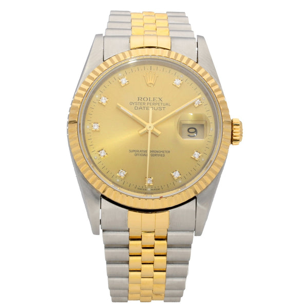 Datejust 16233 - Gents Watch - Diamond Dial - 1994