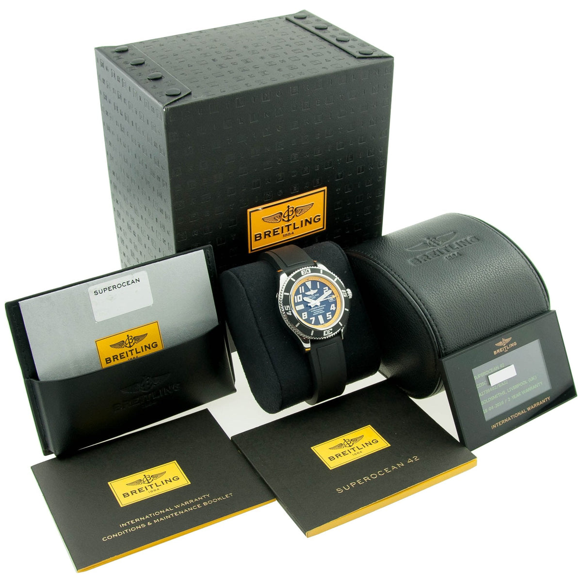 Superocean A17364 – Gents Watch – Black Dial - 2016