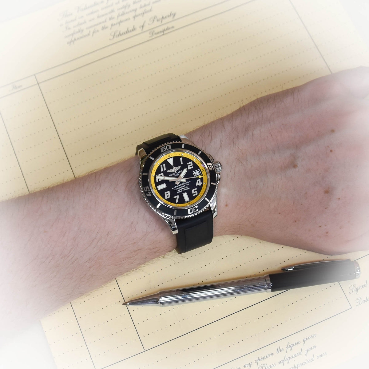 Superocean A17364 – Gents Watch – Black Dial - 2016