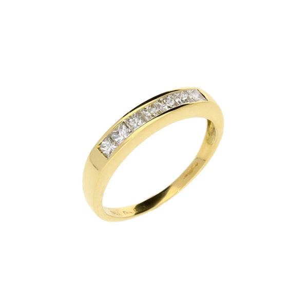 18ct Yellow Gold Half Eternity Ring - 0.50ct