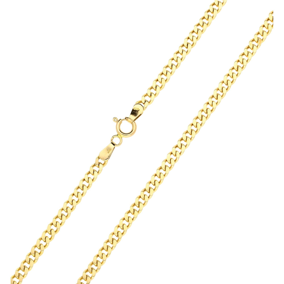 9ct Yellow Gold 18-Inch Curb Chain - 13.70g