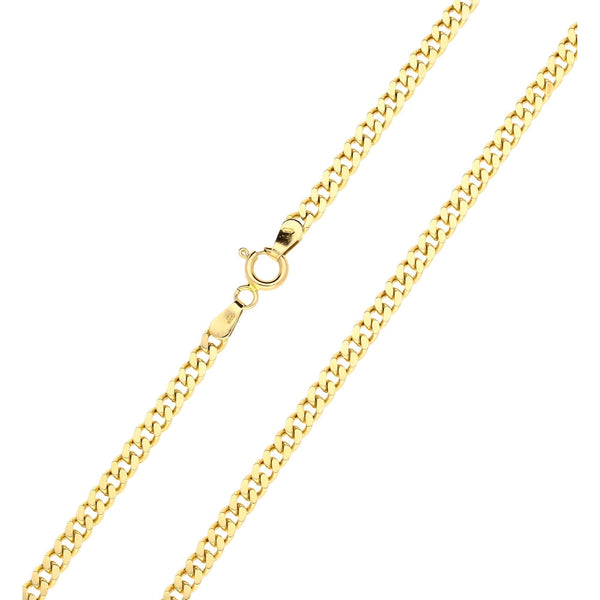 9ct Yellow Gold 18-Inch Curb Chain - 13.70g