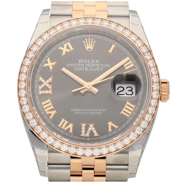 Datejust 126281RBR - Diamond Bezel & Dial - Unworn 2018