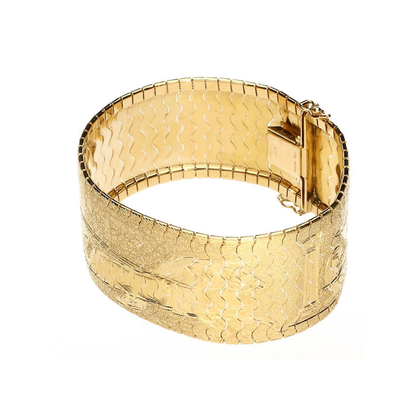 14ct Yellow Gold 'Greco' Bracelet - 46.50g