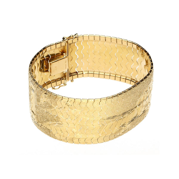 14ct Yellow Gold 'Greco' Bracelet - 46.50g