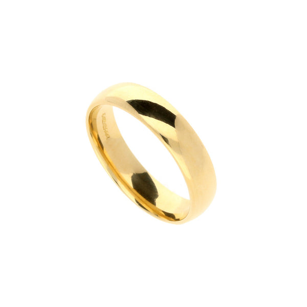 18ct Yellow Gold Wedding Ring - 5.40g