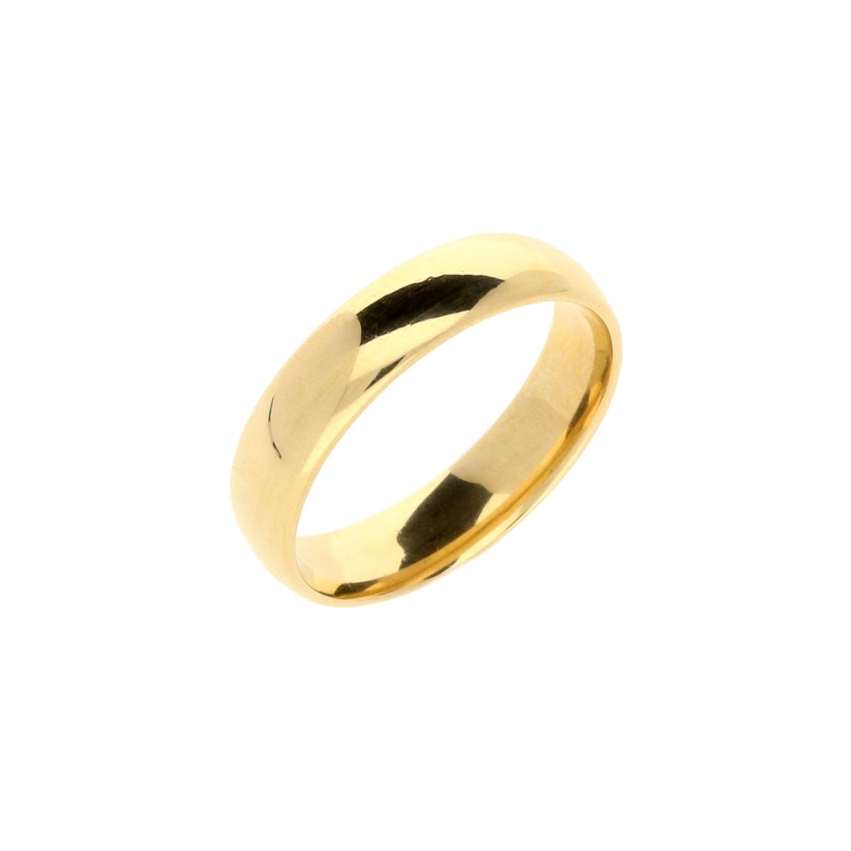 18ct Yellow Gold Wedding Ring - 5.40g